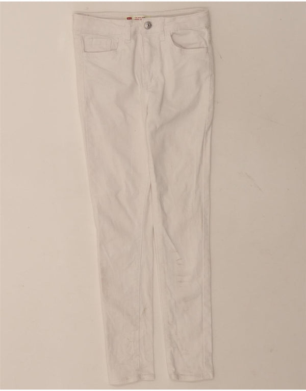 Levi's Ragazzi 720 Jeans super skinny a vita alta 9-10 anni W20 L24 Bianco