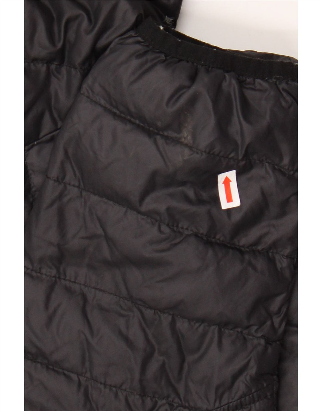 DIESEL Mens Hooded Padded Jacket UK 36 Small Black Nylon