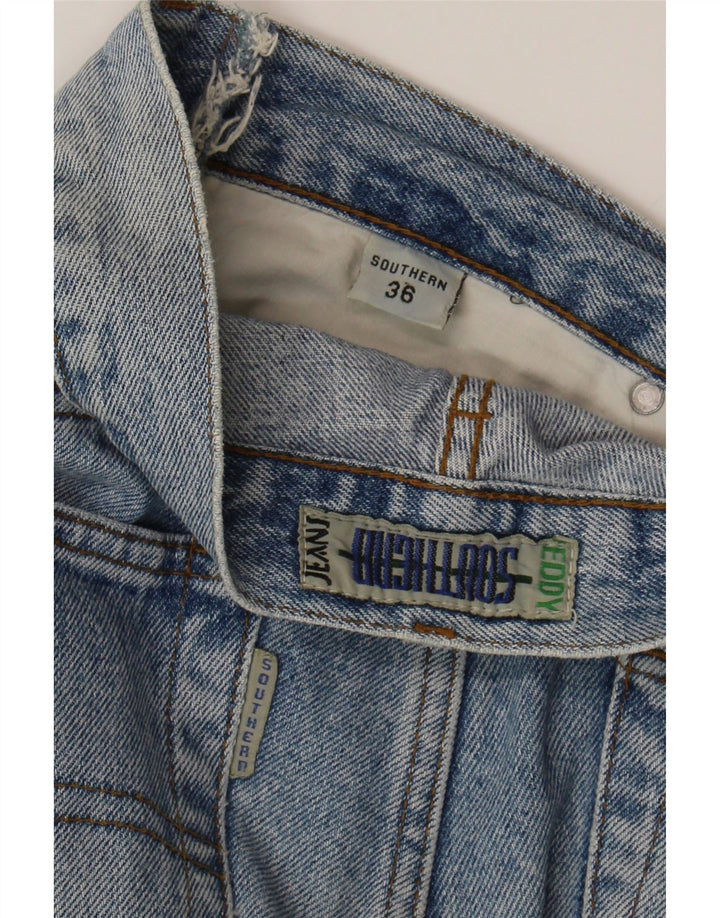 Southern Mens Denim Shorts W36 Large Blue Cotton