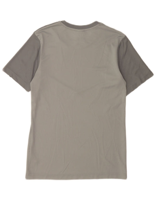Nike Camiseta gráfica para hombre Top pequeño gris color block Poliéster