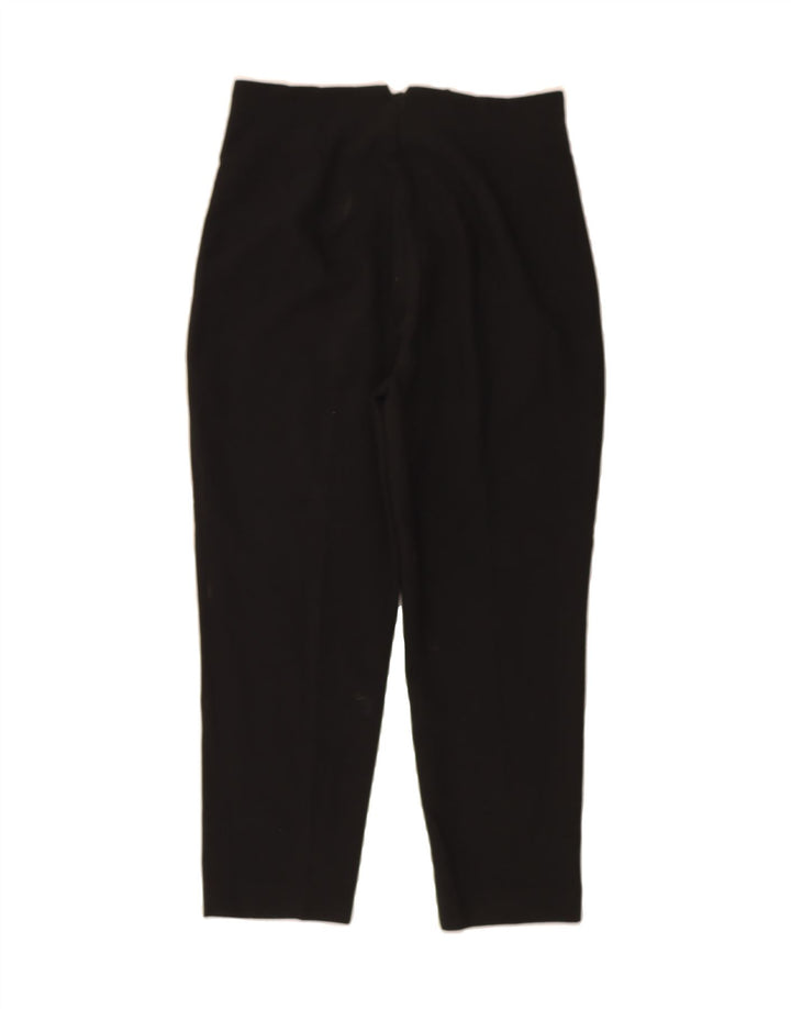 ZARA Womens Tapered Casual Trousers W30 L27 Black Polyester Vintage Zara and Second-Hand Zara from Messina Hembry 