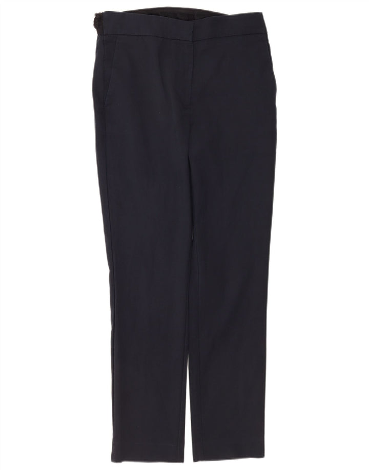 Zara Womens Slim Chino Trousers Medium W30 L28 Black Cotton