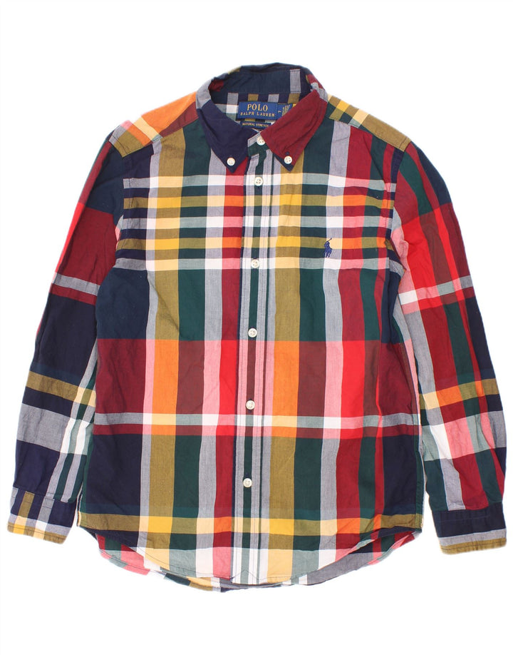 Polo Ralph Lauren Boys Shirt 6-7 Years Multicoloured Check Cotton