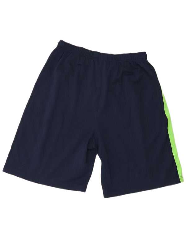 Nike Mens Seattle Seahawks Sport Shorts Large Navy Blue Colourblock