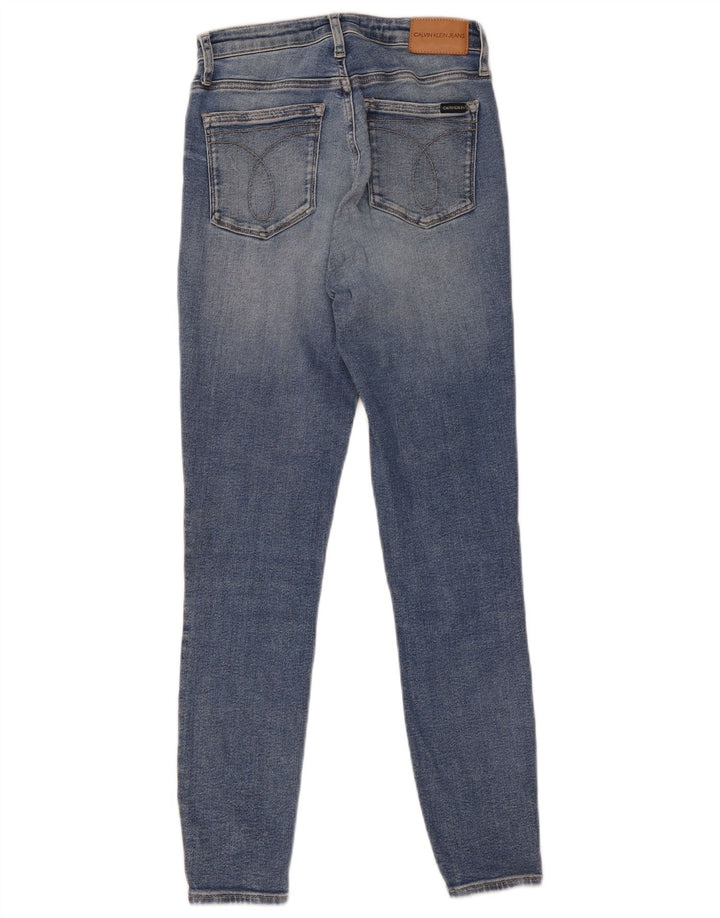 CALVIN KLEIN Womens Skinny Jeans W29 L28 Blue