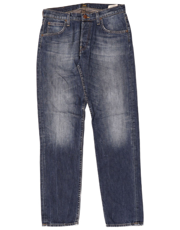 Lee Mens Chase Tapered Jeans W29 L31 Blue Cotton