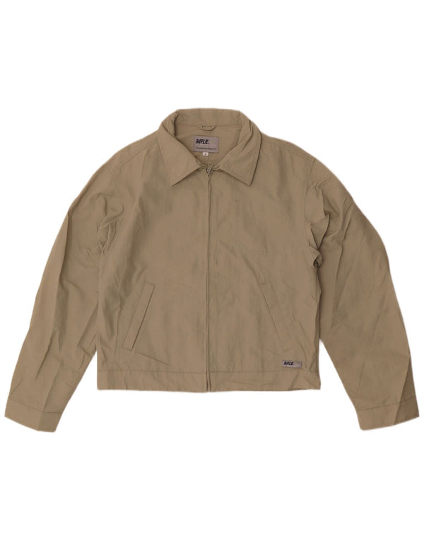 Rifle Mens Bomber Jacket UK 40 Large Green Polyamide