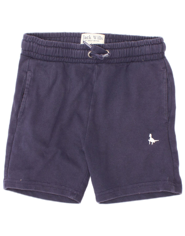 Shorts esportivos masculinos Jack Wills 5-6 anos algodão azul marinho