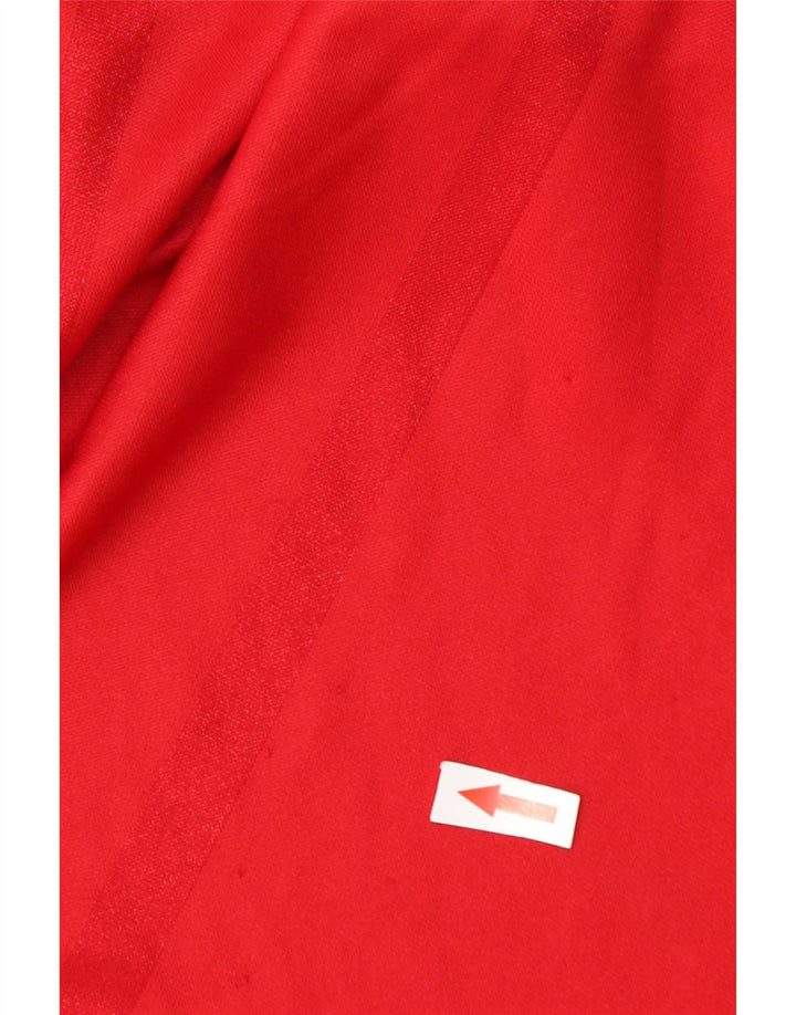 Adidas Mens Climalite T-Shirt Top 3XL Red Colourblock Polyester