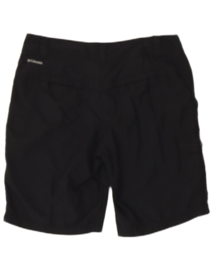 COLUMBIA Womens Cargo Shorts US 8 Medium W32 Black Nylon