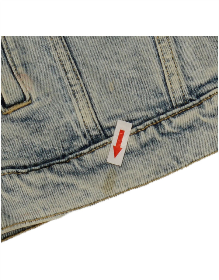 Fat Face Womens Denim Jacket UK 18 XL Blue Cotton
