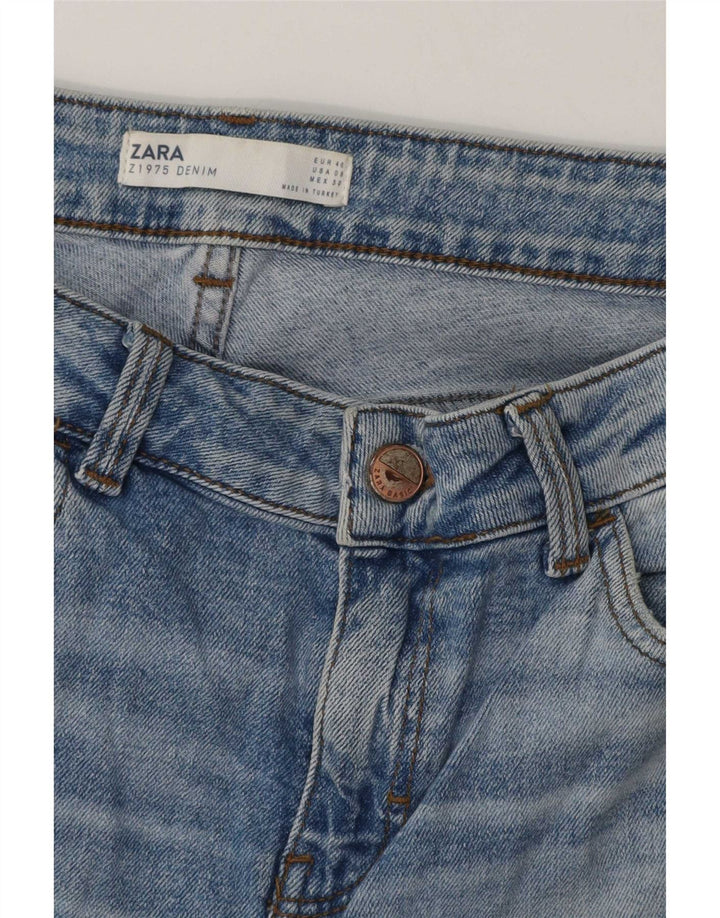 Zara Womens Straight Jeans EU 40 Medium W30 L26 Blue