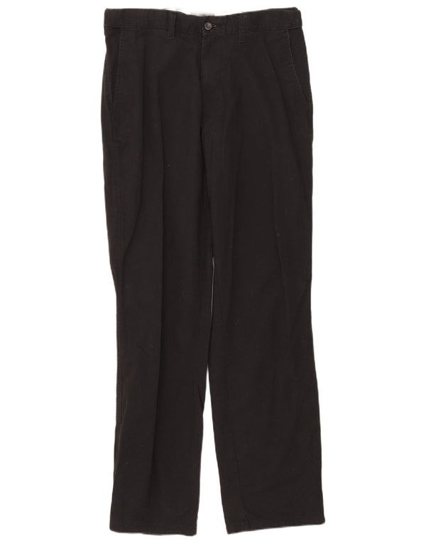 Marks & Spencer Mens Regular Chino hlače W32 L31 Black Cotton
