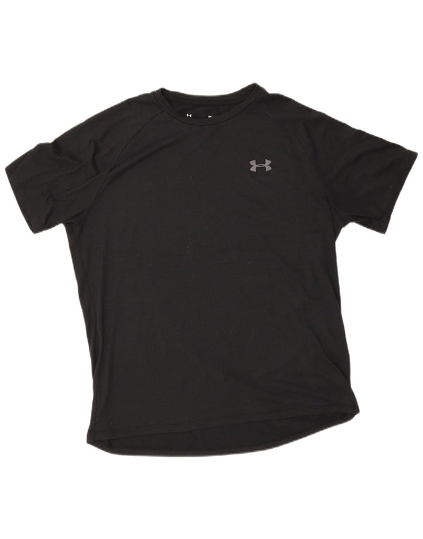 Under Armour Herre T-Shirt Top Medium Sort Polyester