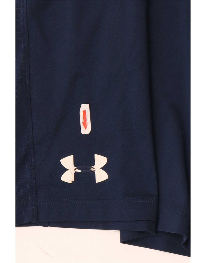 Under Armour Mens Heat Gear Sport Shorts Medium Navy Blue