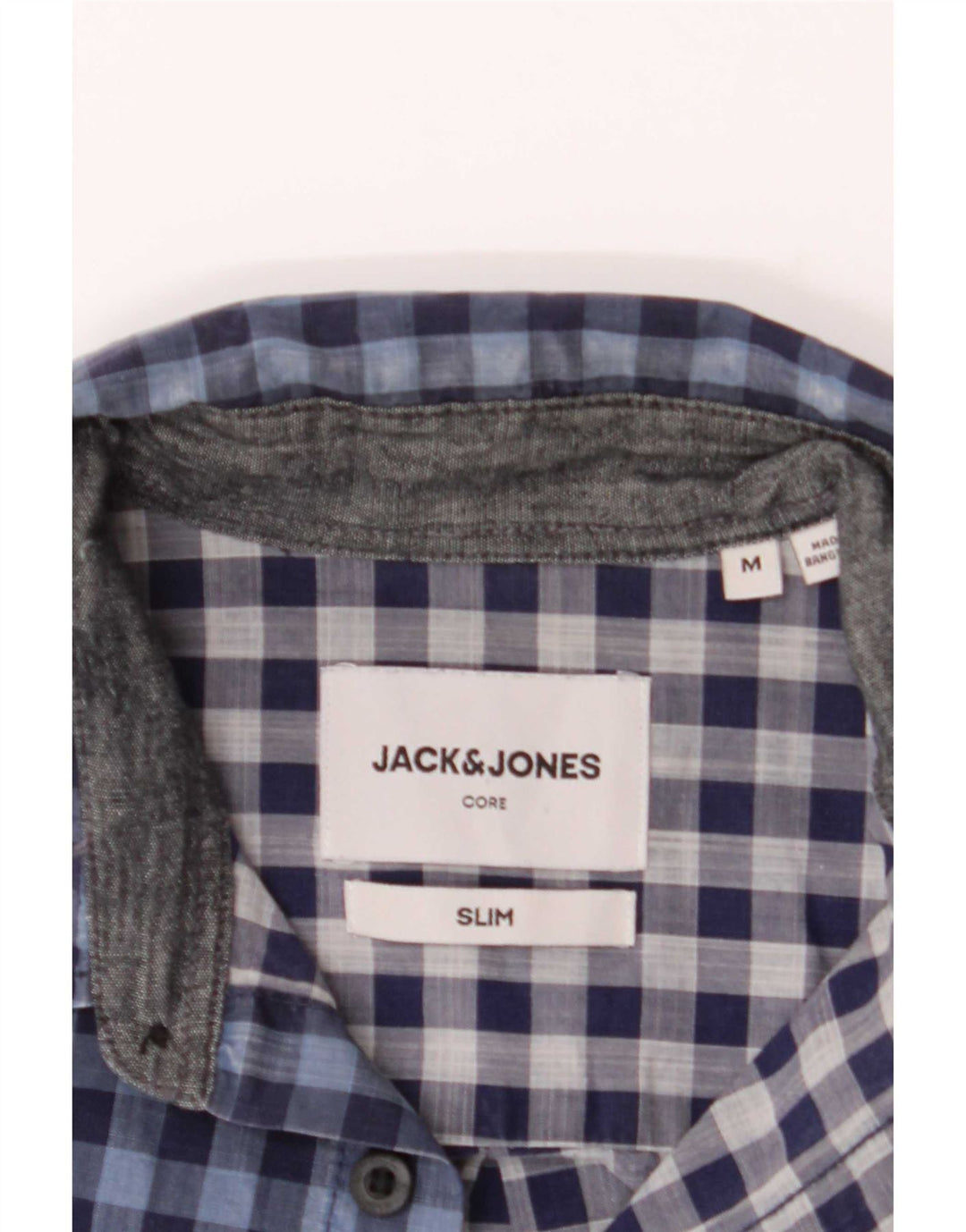 Jack & Jones Cămașă Slim Fit pentru bărbați Medium Blue Gingham