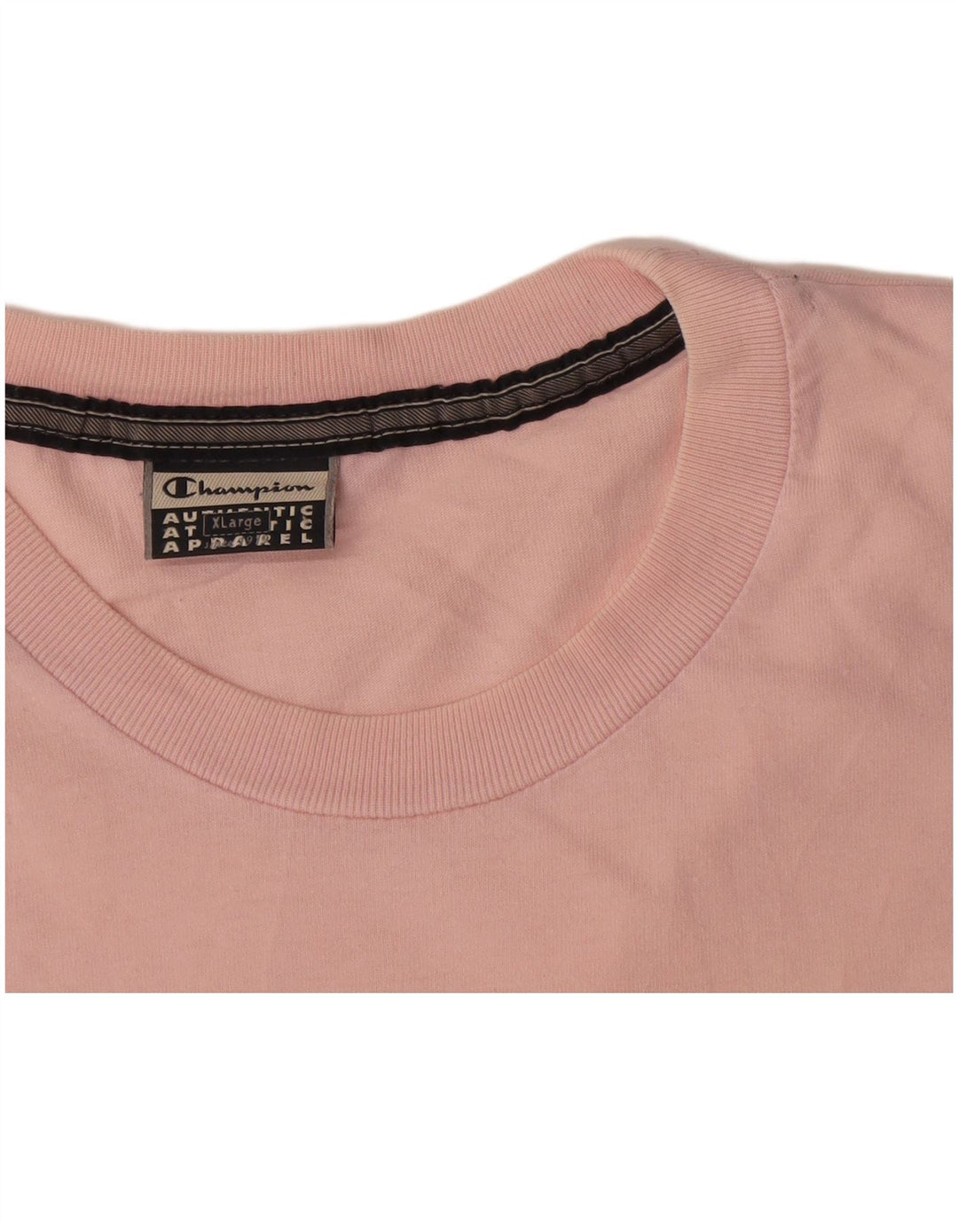 Champion Mens T-Shirt Top XL Pink Cotton