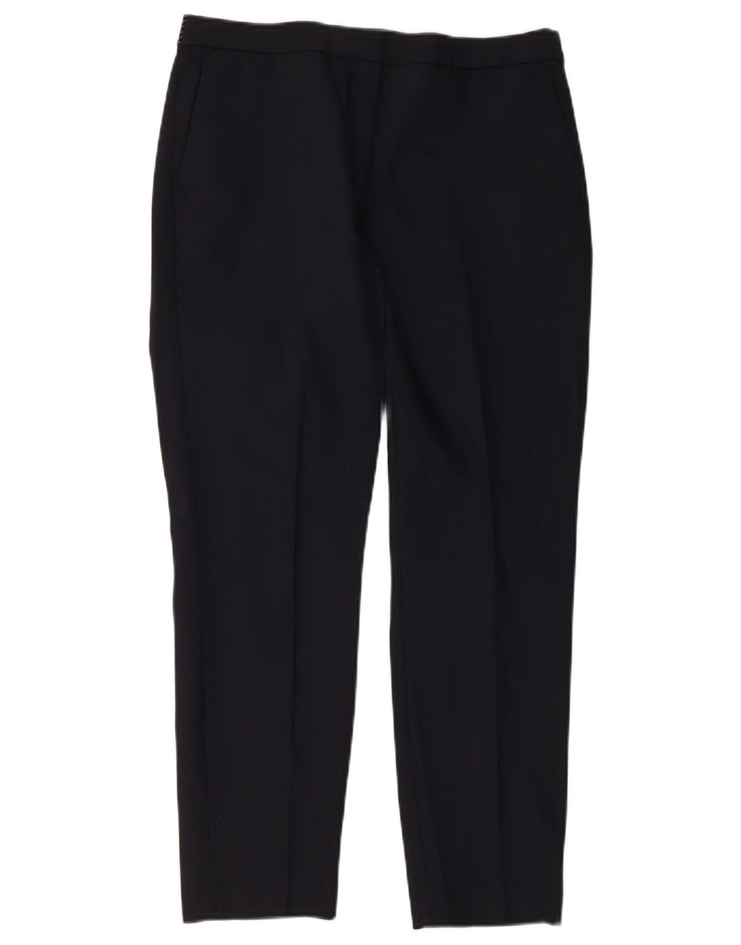 Zara Womens Slim Trousers XL W32 L28 Navy Blue