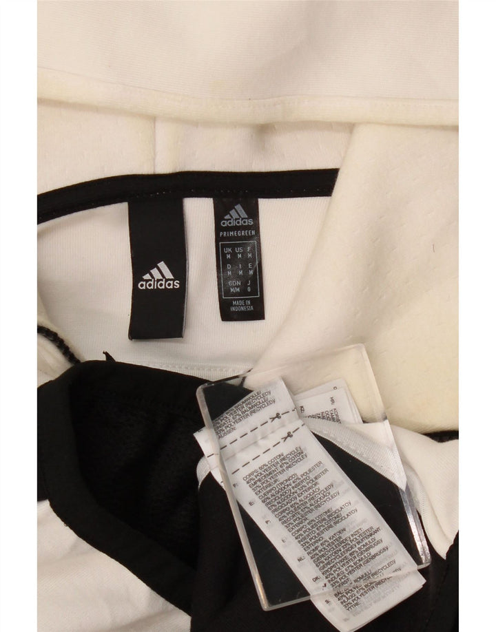 Giacca sportiva da uomo con cappuccio ADIDAS, poliestere color block medio nero