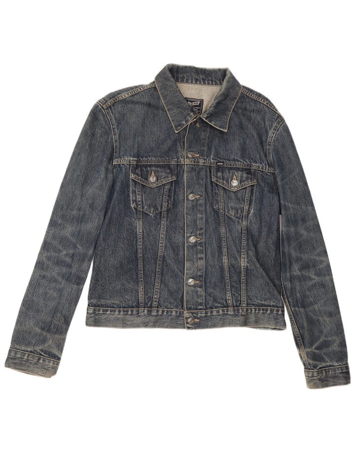 Gas Womens Denim Jacket UK 18 XL Blue Cotton