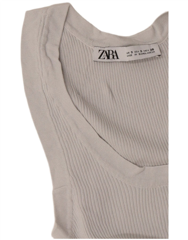 Vestă pentru femei Zara UK 8 Small Gri