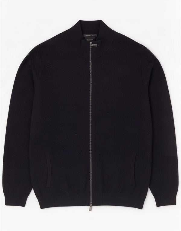 Мужской кардиган Massimo Dutti XL, темно-синий хлопок