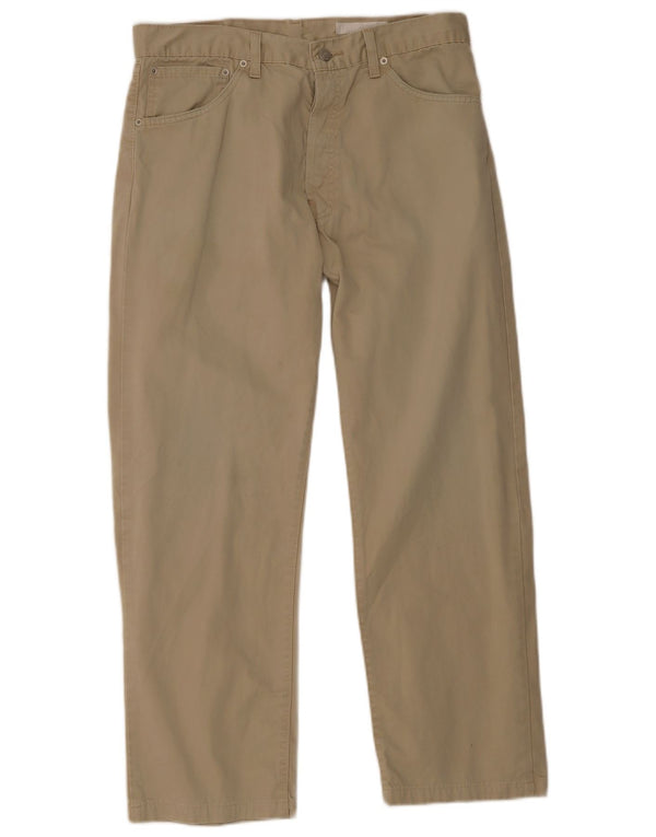 Levi's Herren 551 Straight Casual Hose W36 L28 Beige Baumwolle
