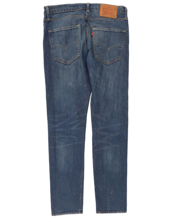 Levi's Damen 512 Slim Tapered Jeans W30 L32 Blaue Baumwolle