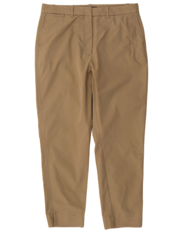 Marks & Spencer Damen Slim Chinohose UK 16 Large W32 L28 Khaki Baumwolle