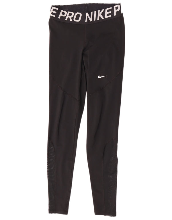 Γυναικεία κολάν Nike Dri Fit Graphic UK 14 Medium Black