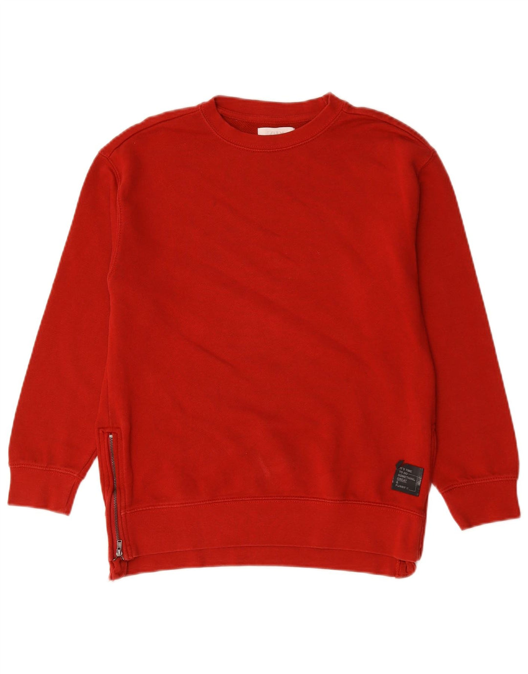 Zara Pige Sweatshirt Jumper 9-10 År Rød