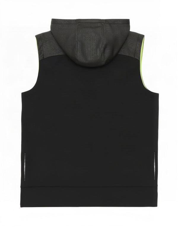 Nike Therma-Fit Kapuzenweste für Jungen, 12–13 Jahre, Größe L, Schwarz, Farbblock