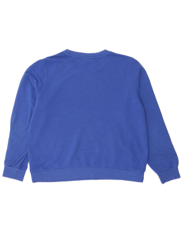Felpa oversize da donna Marks & Spencer UK 16 grande cotone blu