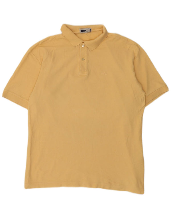 Fila Polo Homme IT 54 Large Jaune Coton
