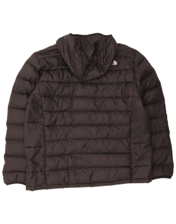 The North Face Veste matelassée à capuche pour hommes UK 44 2XL Nylon noir