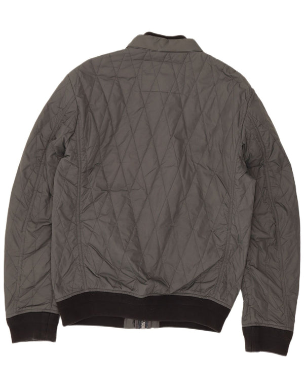 Ανδρικό καπιτονέ μπουφάν Replay UK 40 Large Grey Colourblock Polyamide