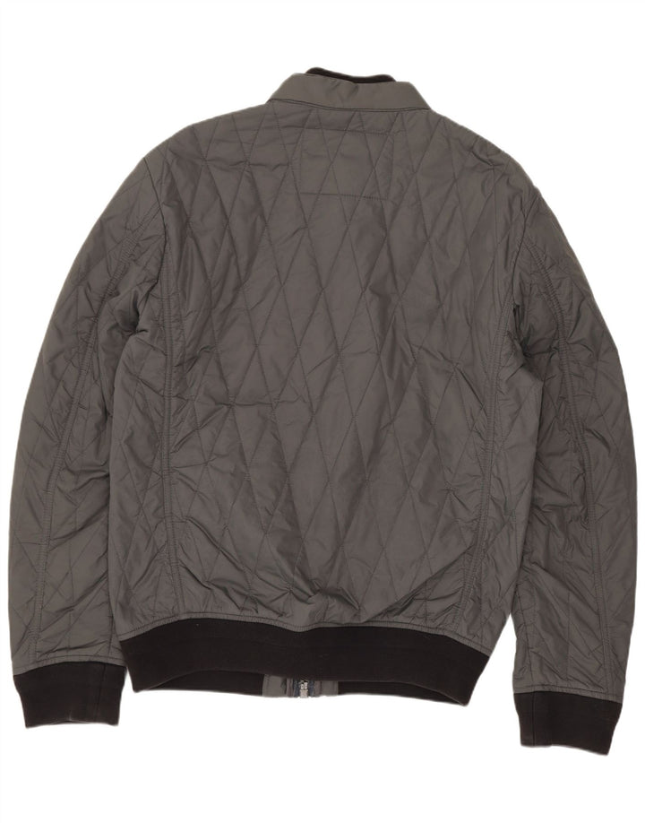 Ανδρικό καπιτονέ μπουφάν Replay UK 40 Large Grey Colourblock Polyamide