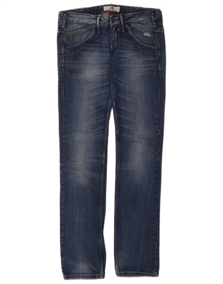 Fornarina Dame Slim Jeans W28 L33 Blå Bomuld