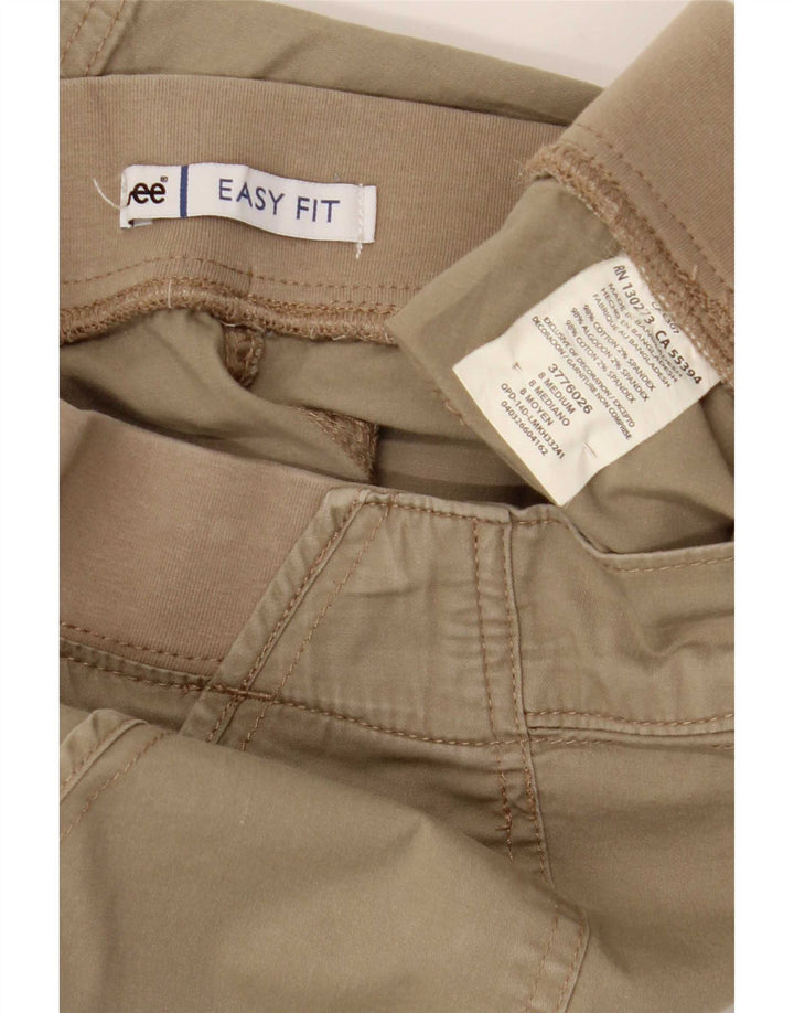 Pantaloni scurti cargo pentru femei Lee US 8 Medium W32 Kaki Bumbac
