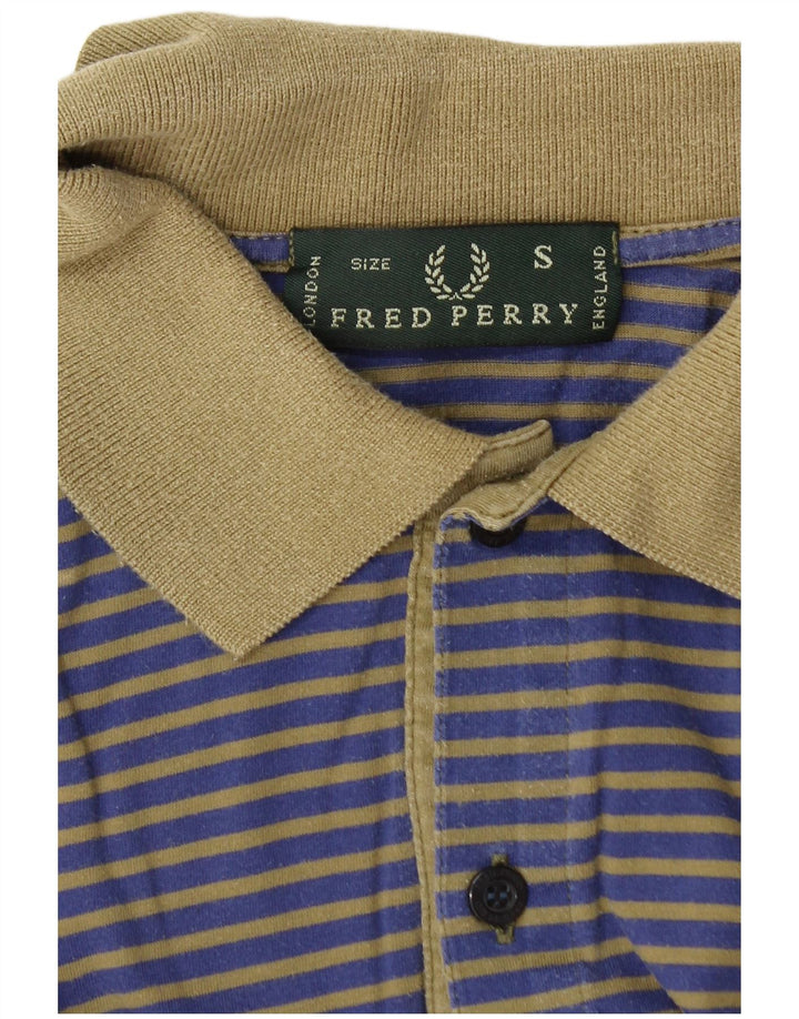 Fred Perry Herre poloskjorte lille marineblå nålestribe
