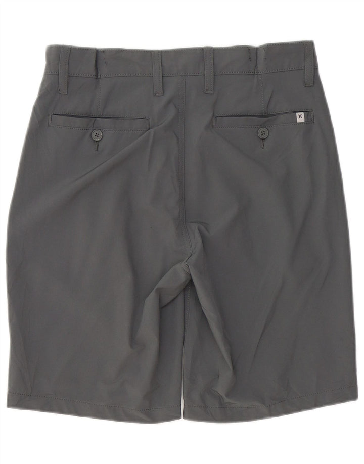 HURLEY Mens Chino Shorts W30 Medium Grey Polyester