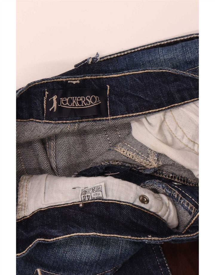 Jeckerson Womens Slim Jeans IT 44 Medium W32 L31 Blue Colourblock