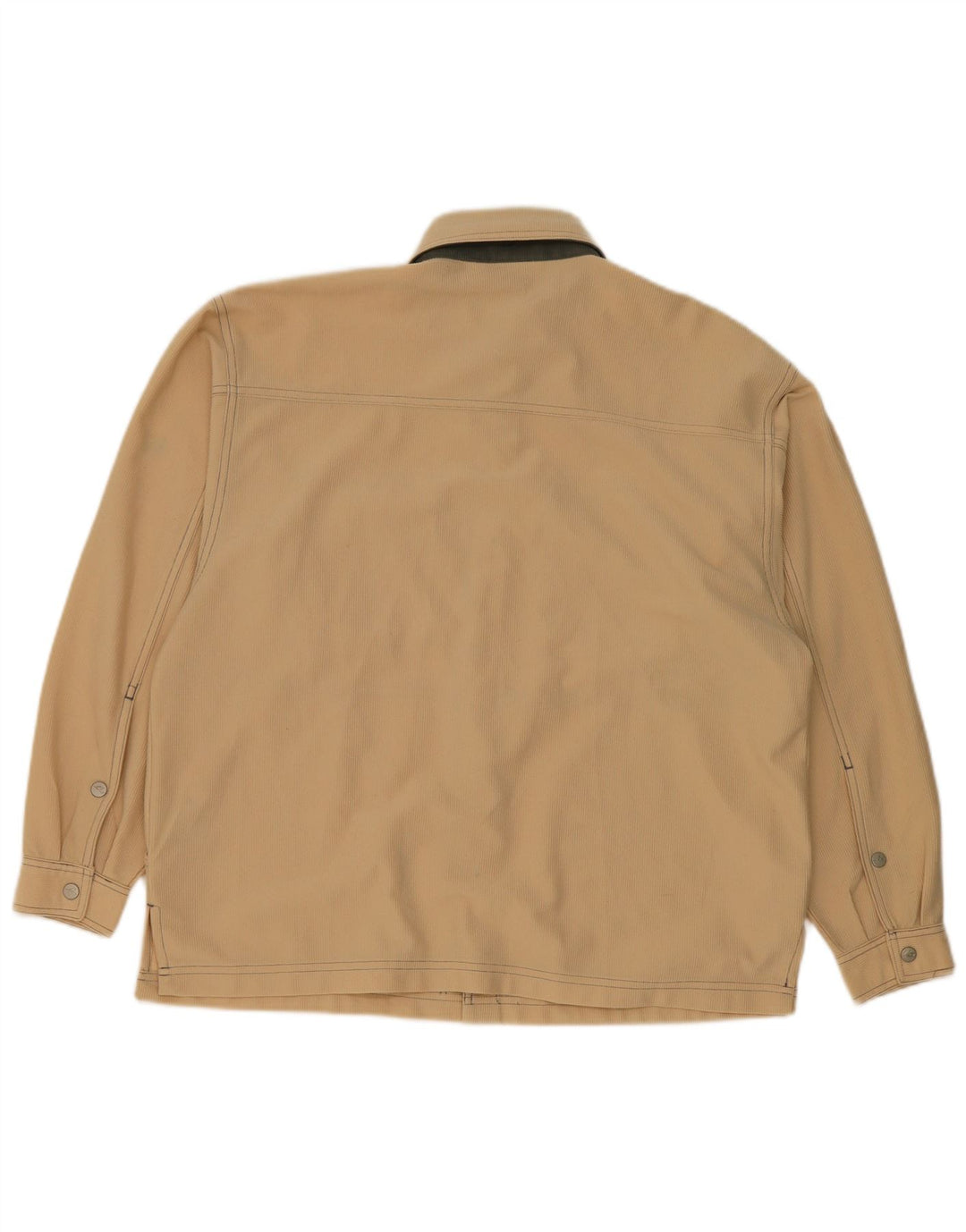 Diadora Mens Loose Fit Shirt UK 36 Small Beige Polyester