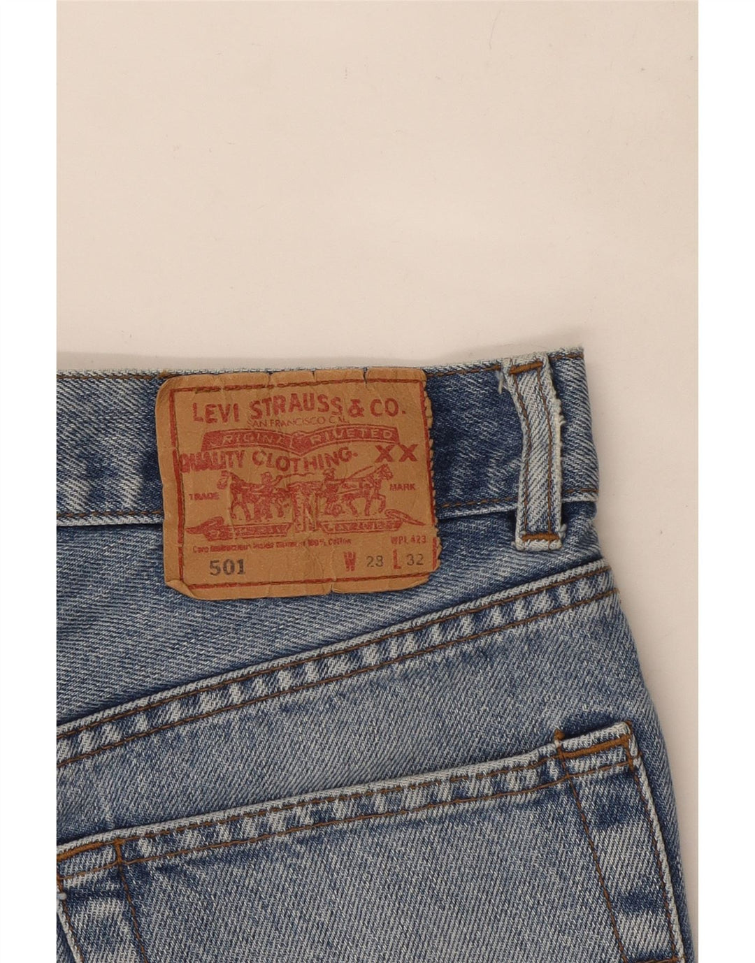 Levi's Womens 501 denimshorts W28 Medium Blue