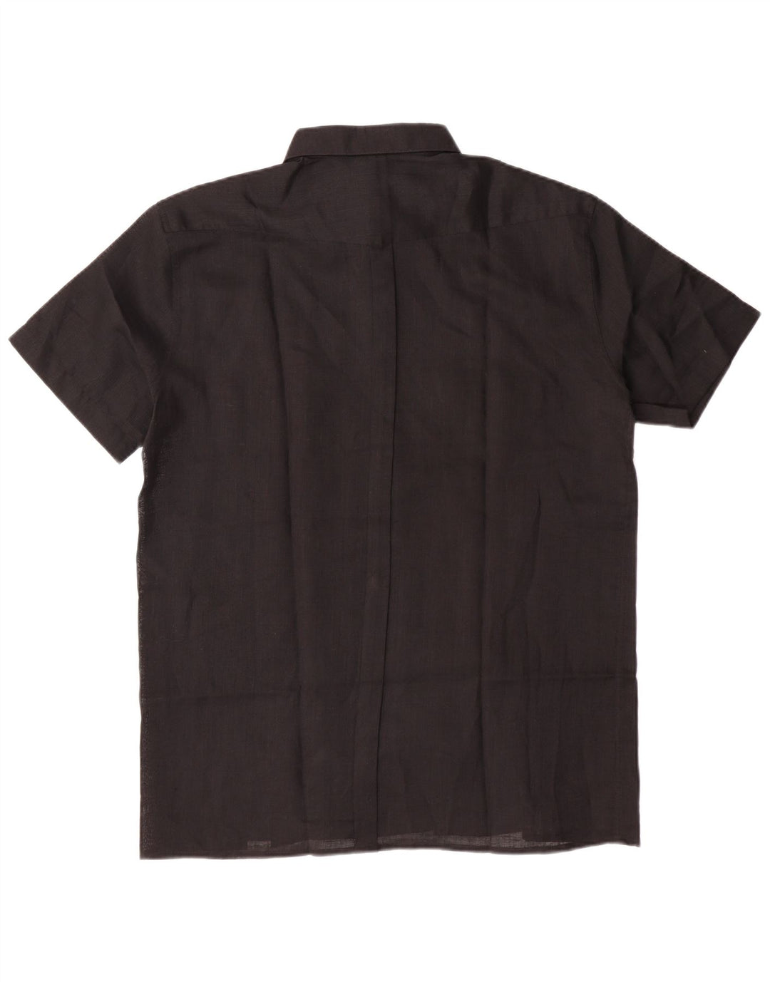 PLAY Camicia trasparente da uomo trasparente taglia 16 41 grande poliestere nero