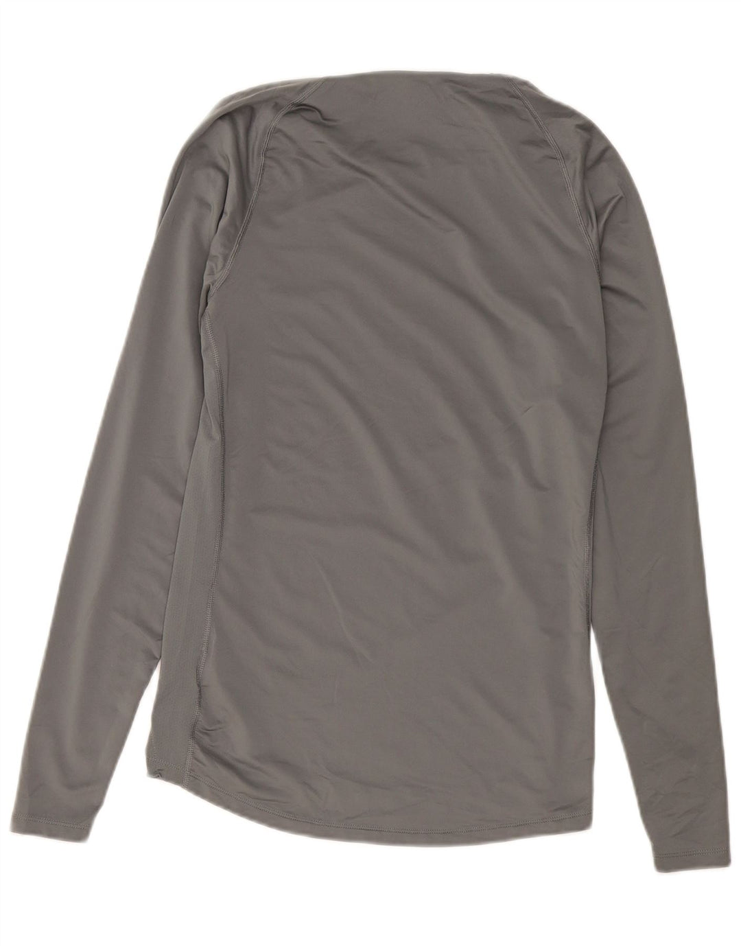Nike Mens Tight Fit Top Long Sleeve Large Grey Polyester