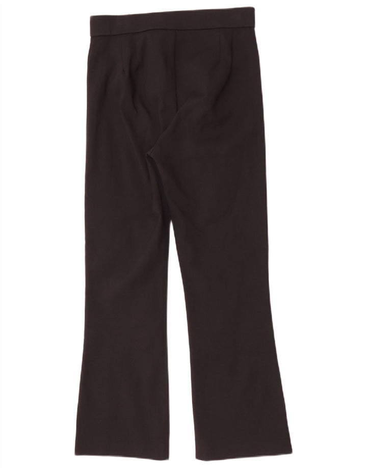 Zara Damen Bootcut-Freizeithose, Größe S, W26, L25, Schwarz