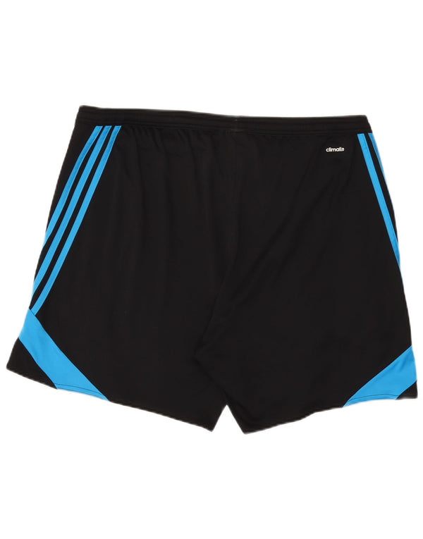 Adidas Mens Climalite Sport Shorts XL Black Colourblock Polyester