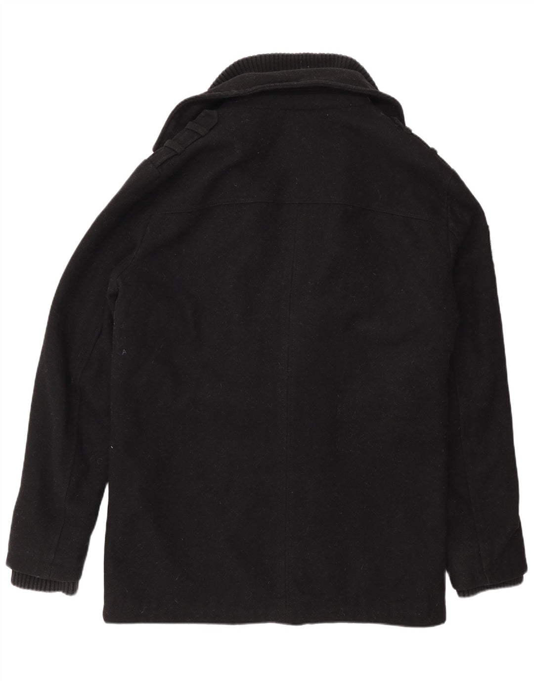 Jack & Jones Chaquetón para hombre UK 40 Large Lana negra