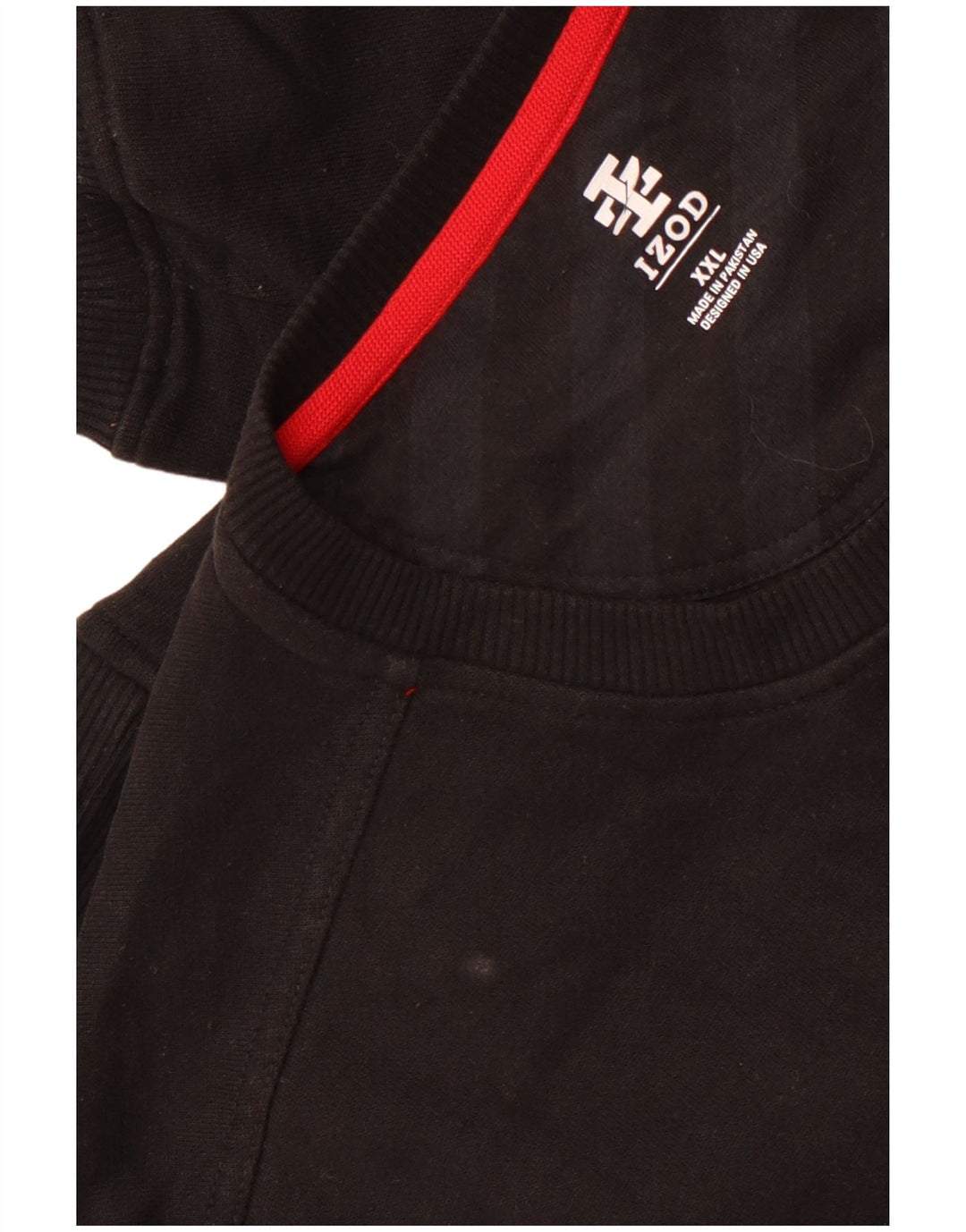 Felpa da uomo Izod maglione 2XL cotone nero